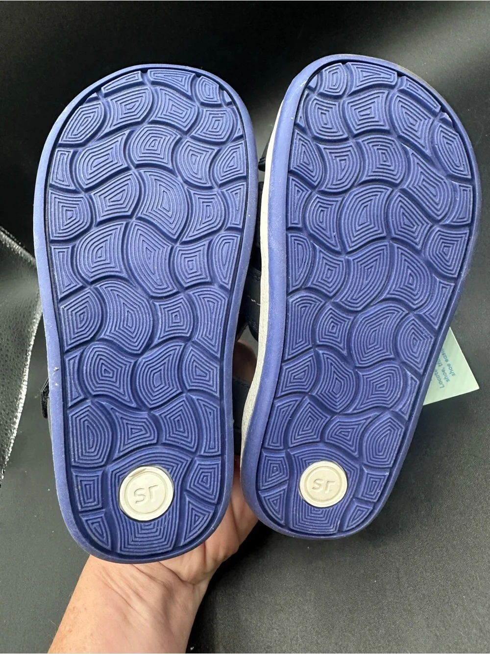 NWT Stride Rite 360 Navy Blue Paddy Toddler Size 8 Leather Paddy Sandals